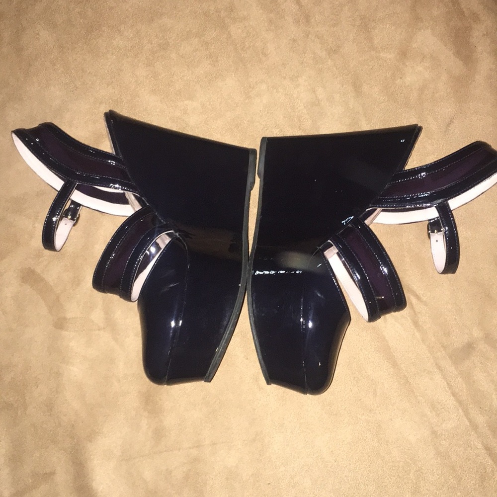 Opening Ceremony dark purple 5” Platforms size 7